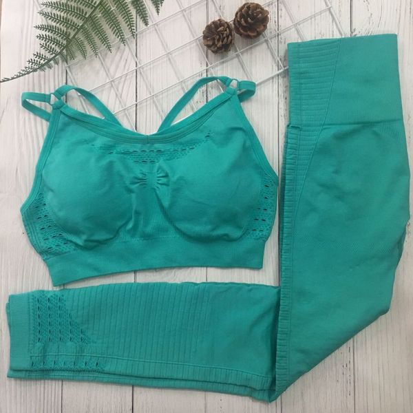 

2pcs yoga set energy and bra women gym fitness clothing high waist yoga leggings set running sportswear, White;red