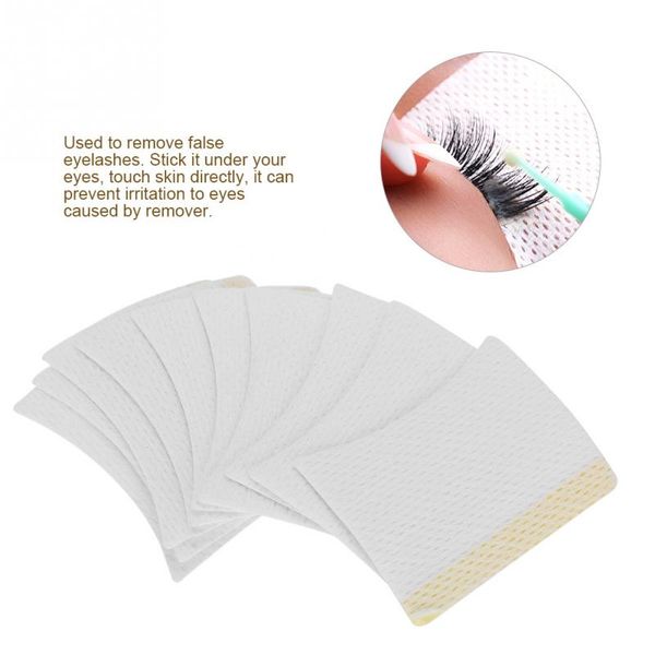 

new 40pcs disposable eyelash extension remover glue cleaning pad patch under eyes fake eyelashes eye make up tools