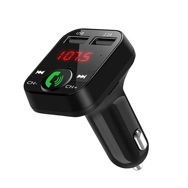 

car kit handswireless bluetooth fm transmitter lcd mp3 player usb charger 2.1a hands free