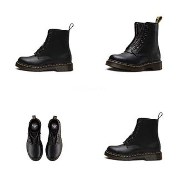 

winter snow boots women thermal thick low cut women martin boots fashion denim round toe student new#14112, Black;grey