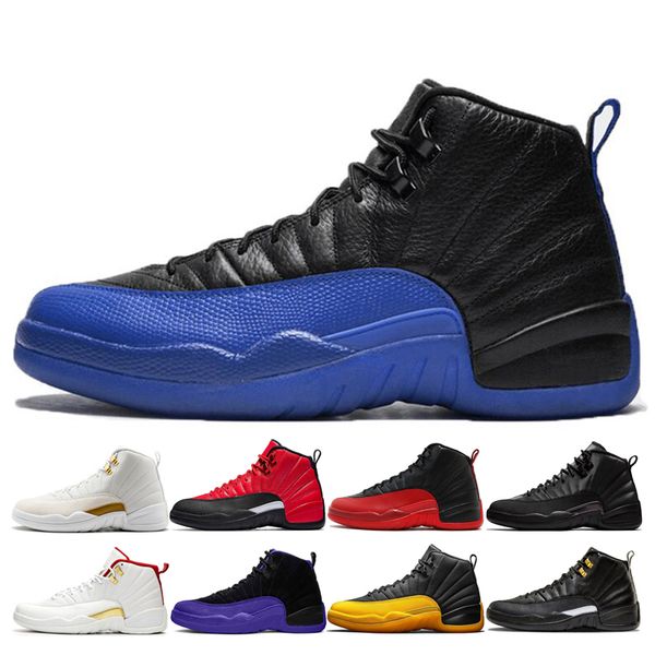 

12s mens basketball shoes game royal master flu game taxi punch 12 dark concord fiba mens sport sneakers des chaussures