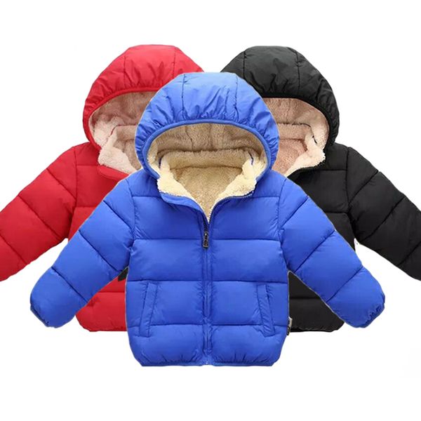 

winter children's cotton clothes boys cotton jacket children's autumn jacket girls thick coat short jacket children's clothin, Blue;gray