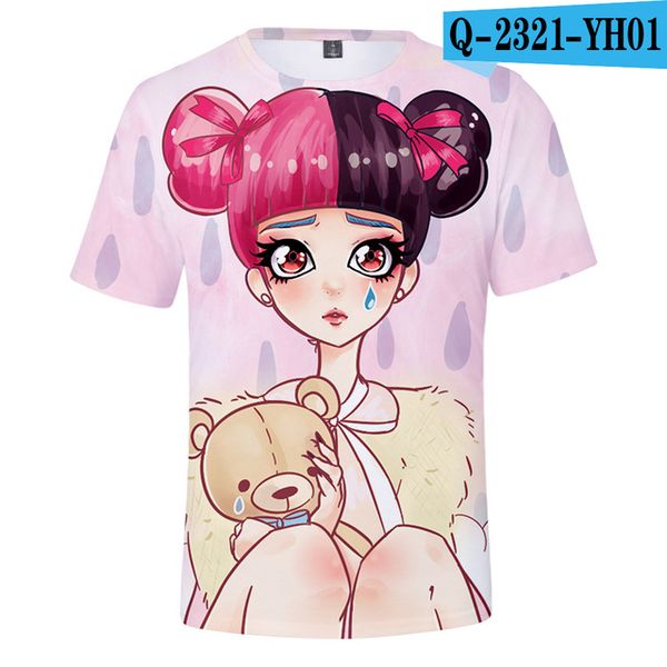 

cry baby melanie martinez cotton elling brand 3d print shirts hentai hentai kawaii men clothing