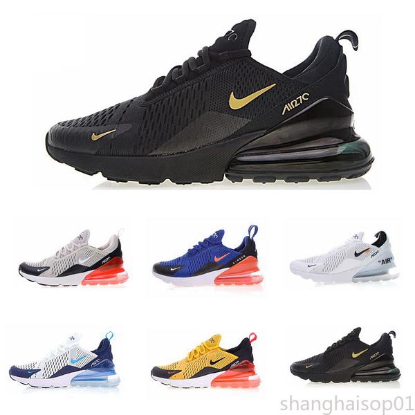 

New 2020 Mens Running shoes Triple Black 27C platform golden sock AH8050 Racer Basketball TN Plus Chaussure US 7-11 s01