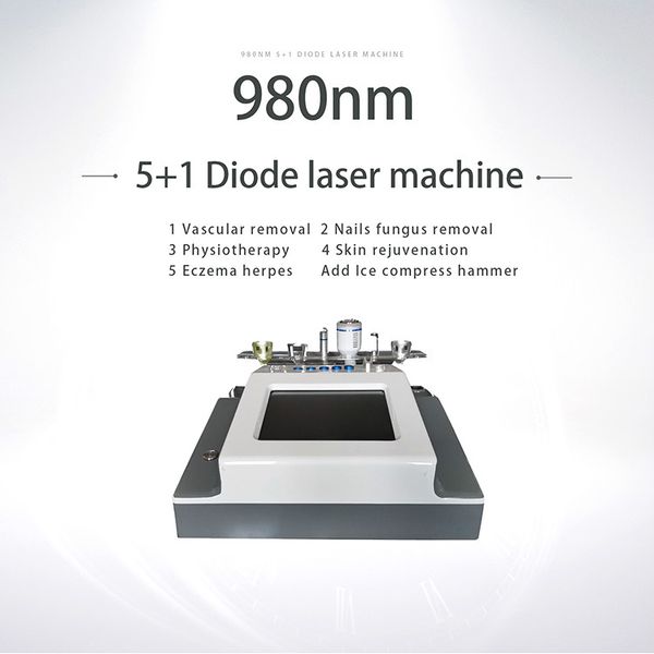 

980 спайдер жила диод лазерная машина высокой частоты гвозди плесень удаление 980 диод лазерное оборудование, Black