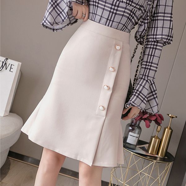 

blackday long skirt womens vintage skirts clothes black harajuku summer high waist waist white streetwear 2020 bodycon fashion spring