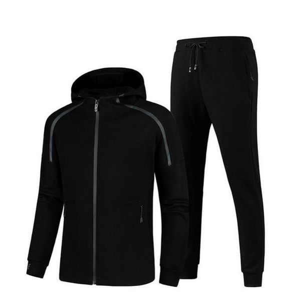 

20fw pattern embroidery mens tracksuits men fashion sportwear track suits zipper hoodie sweatpants ankle lenght outdoor clothes, Gray