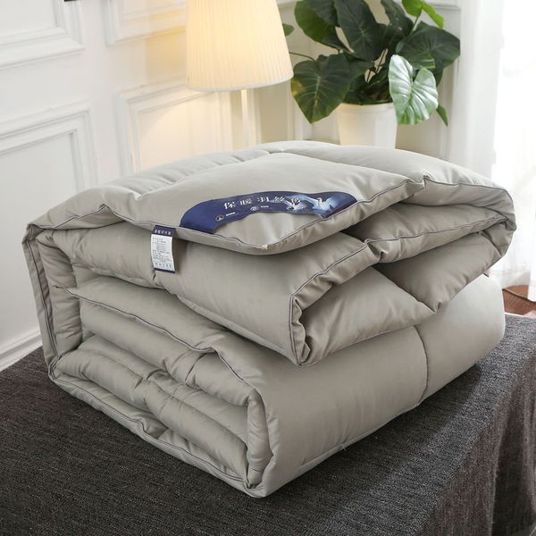 

comfortable down velvet feather velvet cotton quilt autumn and winter quilt thick warm bedding single double
