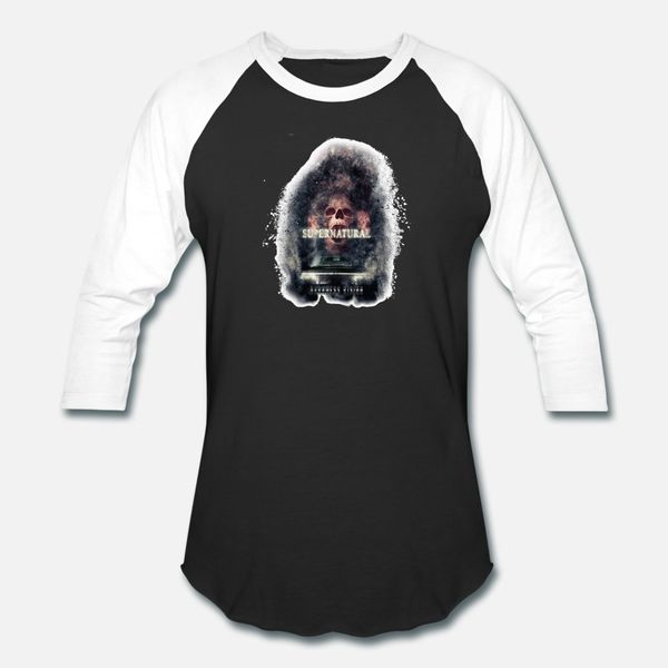 

supernatural darkness t shirt men customized cotton round collar fit crazy comical spring autumn normal shirt