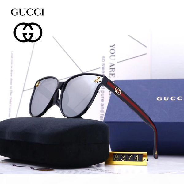 

8374designer polarized lens pilot sunglasses for men and women brand designers vintage sport sun glasses, White;black