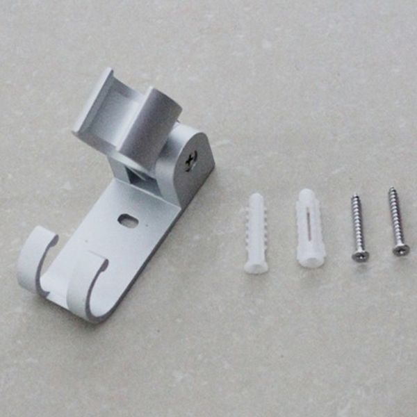 

adjustable aluminum shower head holder mount bracket with hook