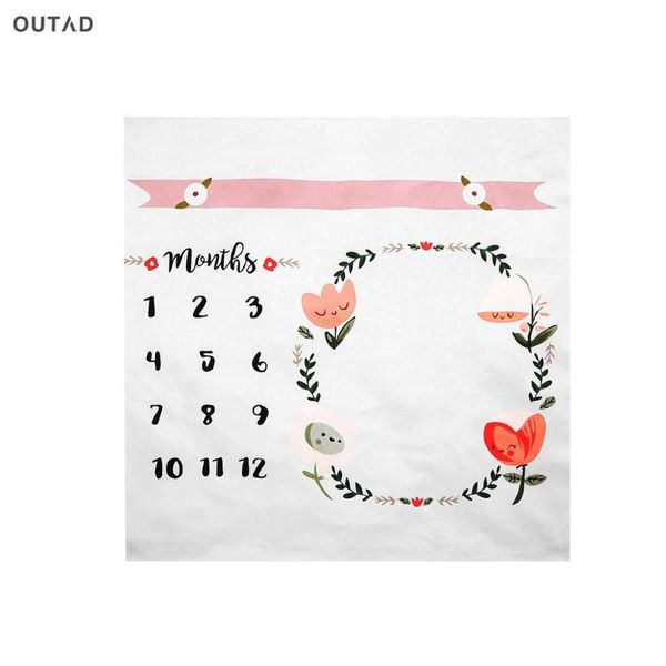 

outad baby blankets swaddling wrap newborn fashion bathing towel flower printed cute soft diy infant kids pgraphy props