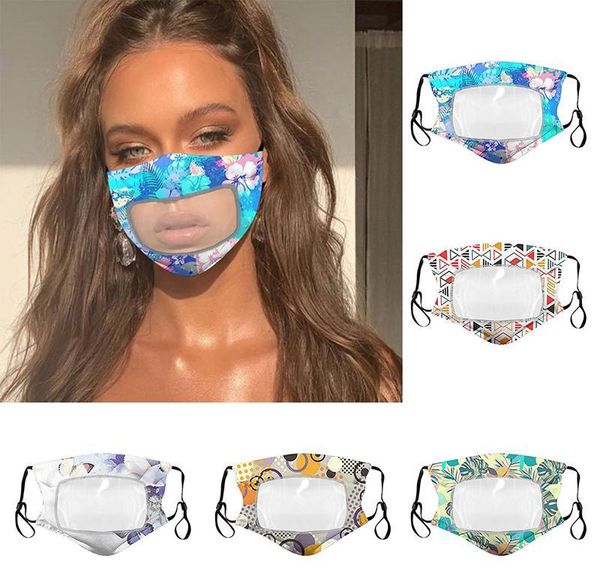 

for mouth with clear mask visible reusable and face mask masks fashion protection washable designer window cotton adults face dayupshop miu