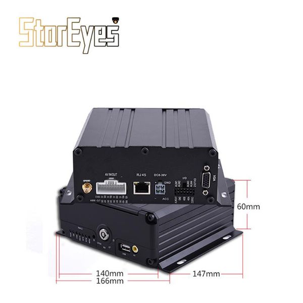 

h.264 прицеп грузовик такси школьный автобус ahd 720p 4ch hdd sd card mobile dvr встроенный gps, Black;white