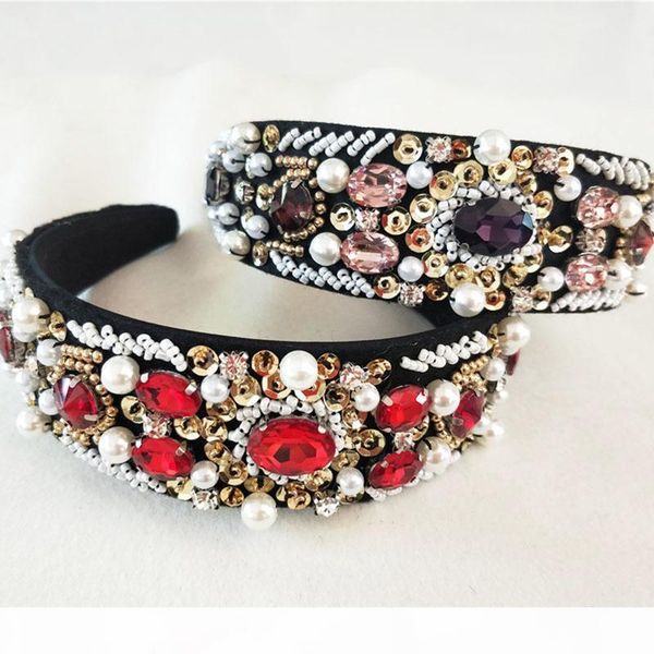 

women lady sequins fashion metal rhinestone head chain jewelry headband hairband crown wedding accessories c18112001, Slivery;golden