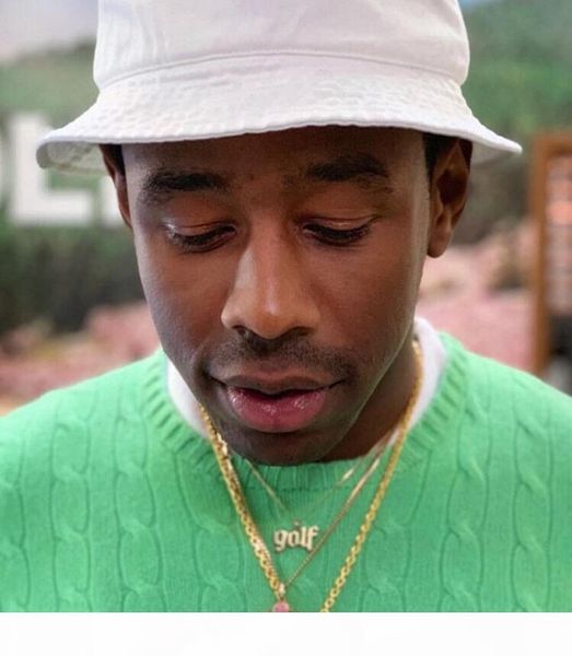 

golf wang blingbling flower angel diamond hip hop necklace tyler the creator, Silver