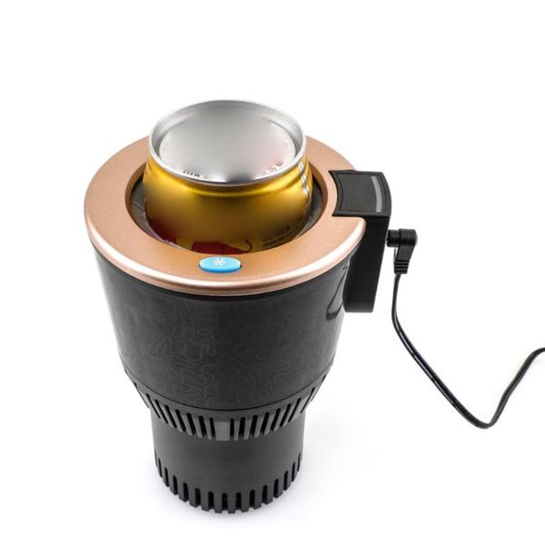 

portable smart auto car cup drinks holder for water coffee beverage milk with display temperature heater cooler