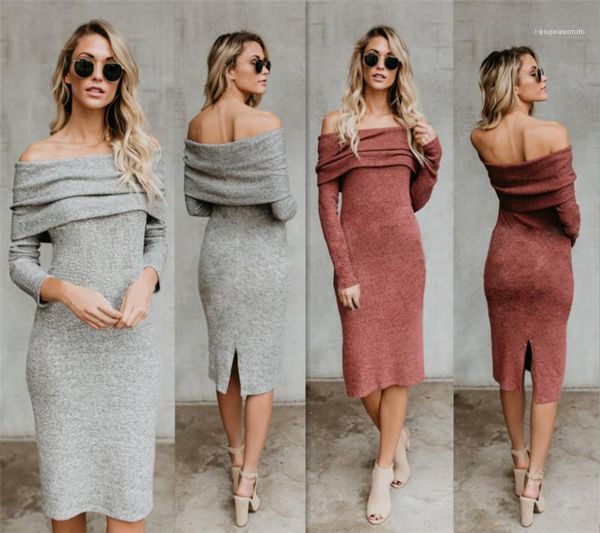 

clothing autumn womens designer fashion dress solid color long sleeve min dress ol style female, Black;gray
