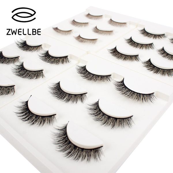

3pairs/box 3d mink eyelashes natural long handmade thick lashes eyelash extension natural long false eyelashes makeup tool
