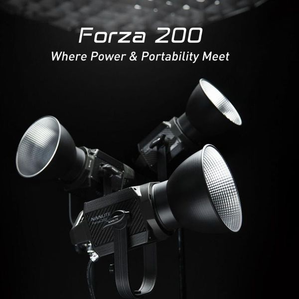 

nanlite 200w pgraphy lighting outdoor 5600k led monolight cob light bowens mount camera studio light bowens mount nanguang