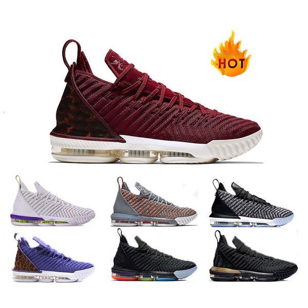 

james 16s eqaulity basketball shoes new mens home oreo white court purple multicolor running shoes size 7-12, Black