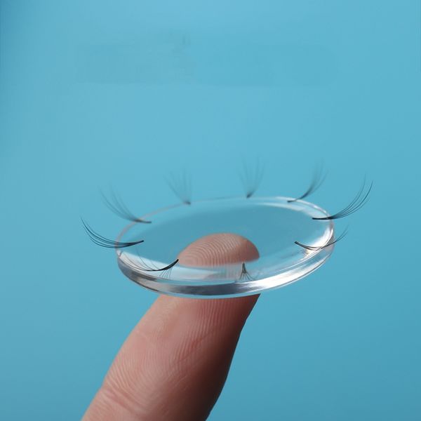 

false eyelashes 5 pcs reusable flexible silicone eyelash storage pad 1 second flowering lashes grafting speed up planting