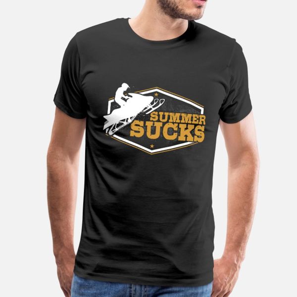 

summer sucks funny snowmobiling t shirt men create cotton plus size 3xl outfit famous basic spring original shirt