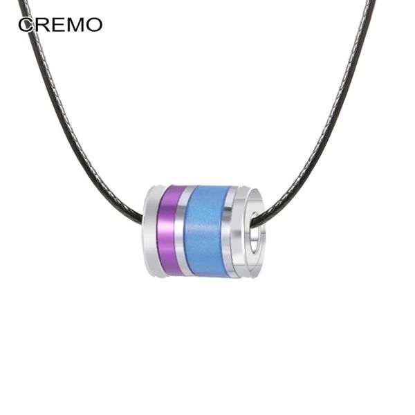 

cremo spinner pendants stackable necklaces titanium steel fashion trendy women summer layers valentine's day gifts geogrettes, Silver