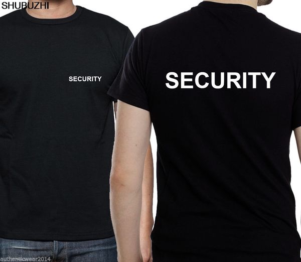 

security t shirt work doorman bouncer door man bodyguard guard tee cool casual pride t shirt men new fashion