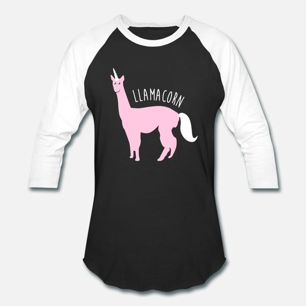 

единорог розового llamacorn смешного симпатичный llama unic тенниска мужчина пользовательского короткие рукава o шеи unisex sunlight смешног