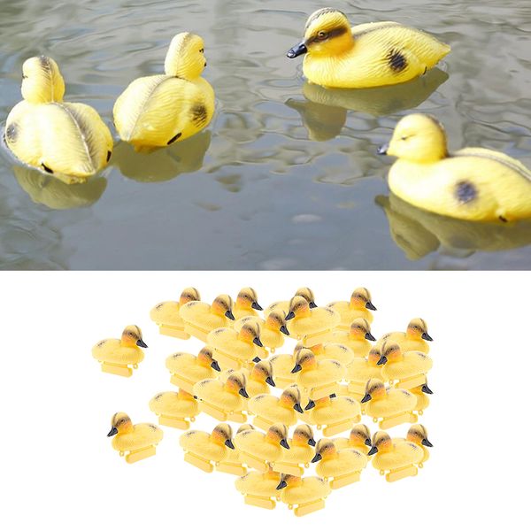 

40x cute baby duckings floating приманка утка mallard пруд koi орнаменты