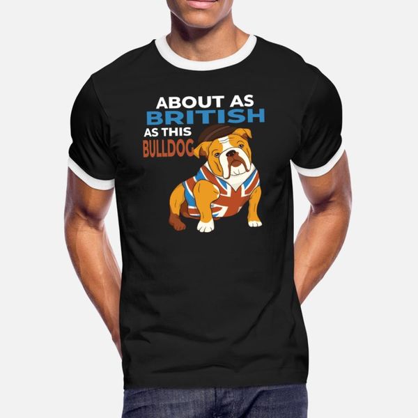 

british pride britain uk joke bulldog love t shirt men designing tee shirt round collar family graphic authentic spring standard shirt