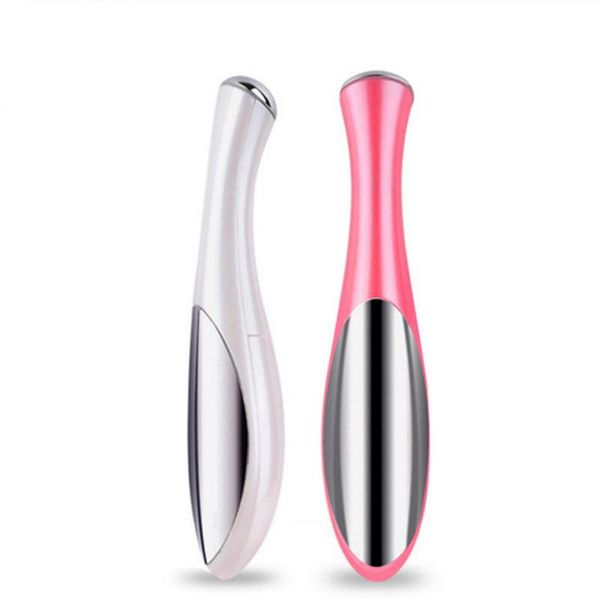 

cgjxselectric eye massager mini eyes wrinkle dark circles removal pen anti aging massager negative ion vibration face lifting tool