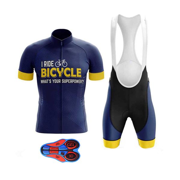 

2020 cycling jersey set men mtb cycling clothing suits quick dry bicycle breathable sportswear short sleeve bike uniform, Black;blue