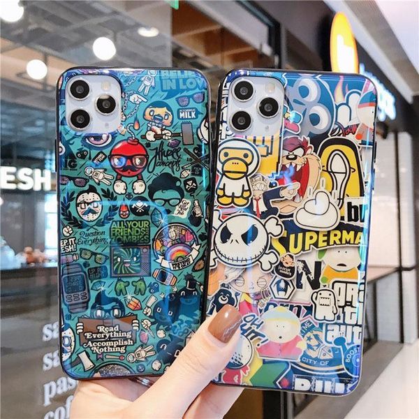 

cgjxshigh luxury designer fashion shockproof cute cartoon phone case for iphone 11 pro max xr xs max 6 7 8 plus x silk soft back cover coque