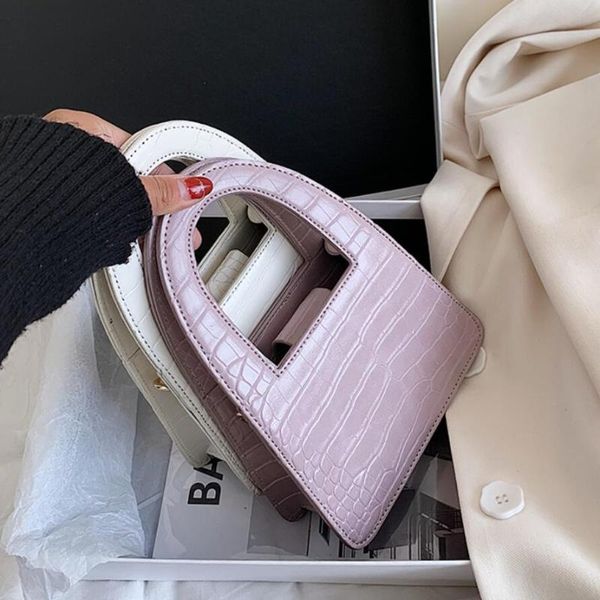 

stone pattern mni tote bag 2020 summer new high-quality pu leather women's designer handbag chain travel shoulder messenger bag