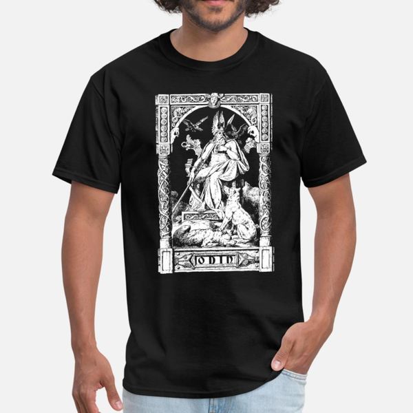 

odin wikinger t shirt men customize tee shirt round collar slim anti-wrinkle fashion spring unique shirt
