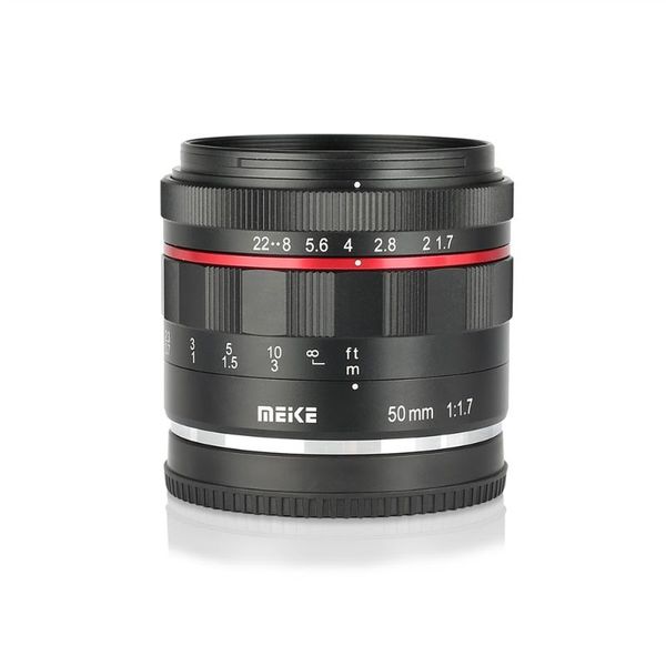

meike 50mm f1.7 large aperture full frame manual focus lens fixed focus mirrorless cameras for rf mount fx z-mount m43