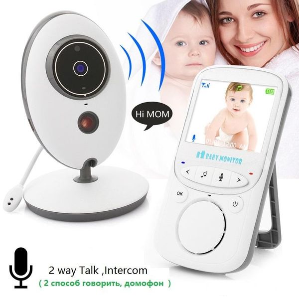 

2.4ghz wireless baby monitor vb605 infant babysitter digital video camera audio nightvision temperature display nanny