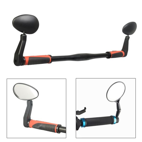 

bike lights 2021 sell mini mirrors rotate flexible bicycle cycling rearview handlebar mirror practical accessories