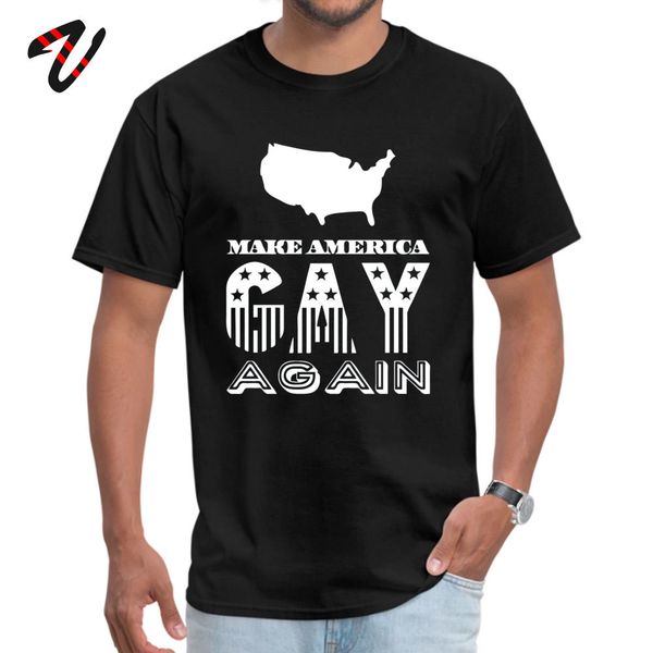 

printed make america gay again xxxtentacion sleeve summer/fall tshirt classic crew neck peaky blinder t shirt men t-shirt