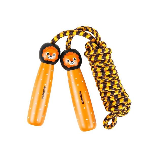 

skipping rope exercise equipment fitness wood handle jump rope training for kids children