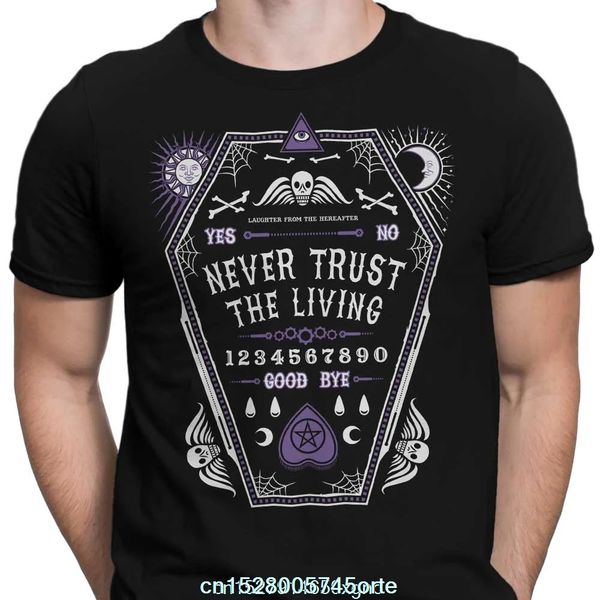 

printed funny 2020 camiseta never trust the living - men's apparel women t-shirt