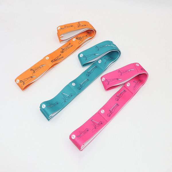 

professional gymnastics latin training bands multi-functional pilates yoga stretch resistance bands fitness elastic band