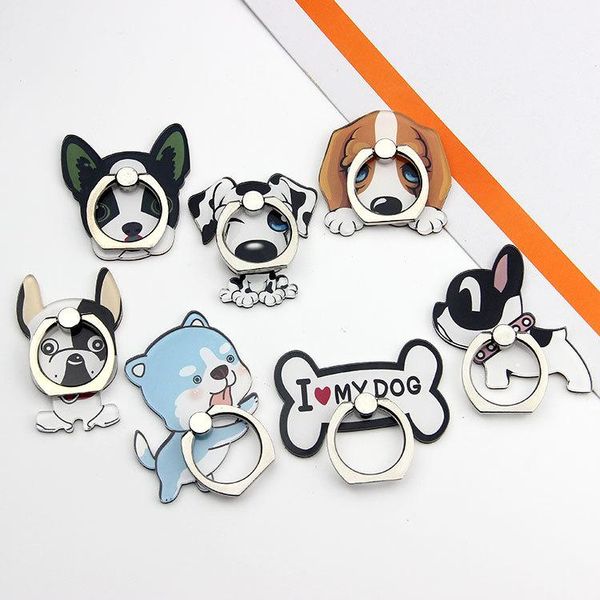 

cgjxscartoon husky cell phone ring holder acrylic creative mobile phone ring stand for all mobile phones
