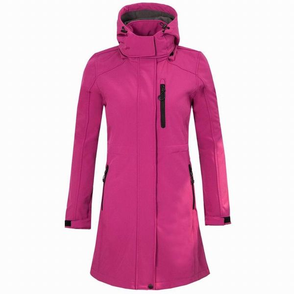 

long softshell women ski jacket winter windproof windbreaker warm skiing snowboarding jackets waterproof mountain hiking clothes