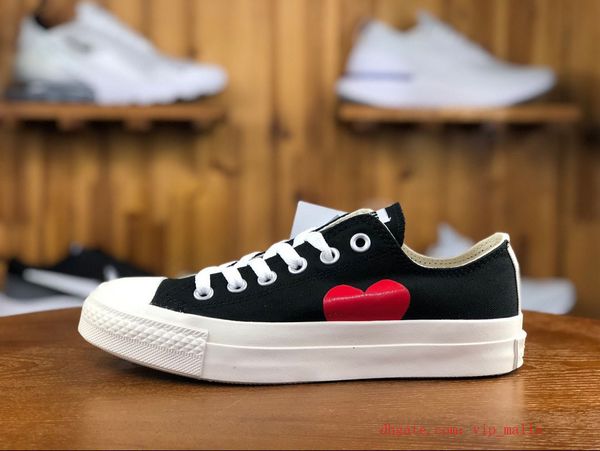 

men 1970s chuck multi heart hi canvas shoes classic 1970 jointly name skateboard trainers women casual shoes classic conversb87b#, Black