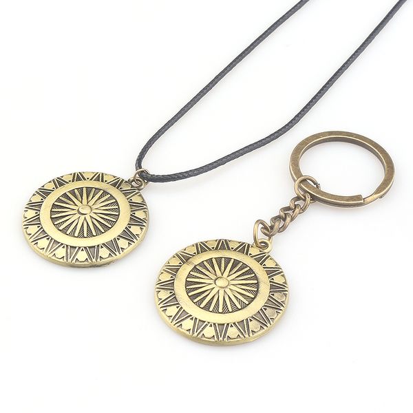 

shield keychain pendant key ring for man boy car jewelry accessories, Silver