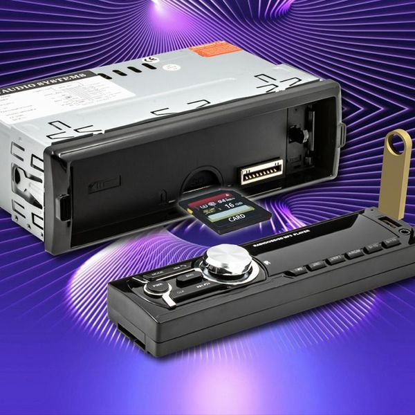

1784e in-dash car radio detachable panel digital bt audio music stereo mp3 player digital fm aux usb heads unit car radio stereo