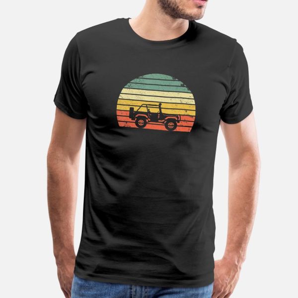 

vintage jeeps retro 70s off road sunset t shirt men designing tee shirt euro size s-3xl kawaii fit funny casual summer original shirt